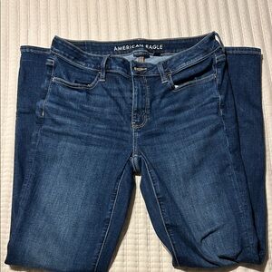 American Eagle Outfitters Dark Blue Skinny Jeans